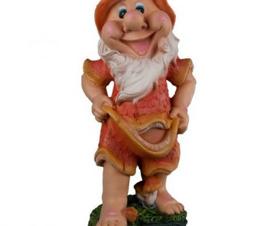 Садовая фигура Гном в пижаме 46х22 см.