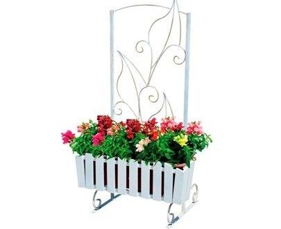 Кованая подставка для цветов Кантри арт.19031, 40х110х63 см.