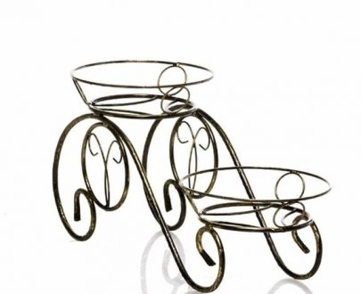 Подставка для цветов кованая арт. 21036, 25х30х56 см.