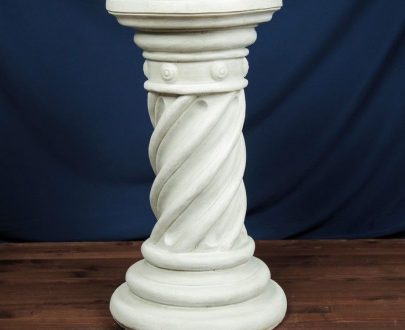 Античная колонна завитая низкая, 55х32 см.