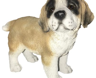 Садовая фигура Щенок сенбернара (стоит), 23х14х20 см.