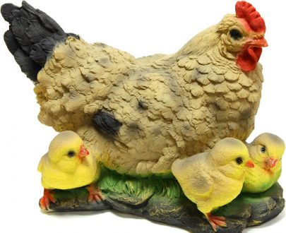Садовая фигура Курица-наседка, 21 см