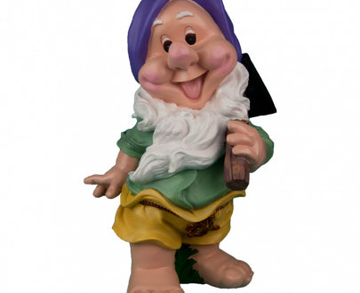 Садовая фигура Гномик с мотыгой в руке 47х30 см.