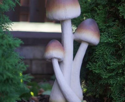 Садовая фигура Три гриба, 49х26 см.