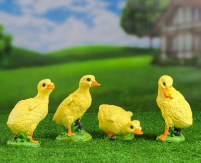 Садовая фигура Гусята, 48 см.