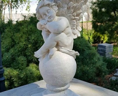 Садовая фигура Ваза ангел, 27х47 см.