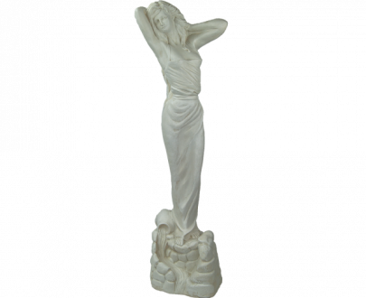 Античная скульптура Девушка на камнях, 73х26 см.