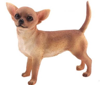 Садовая фигура Щенок чихуахуа, 26х11х25 см.
