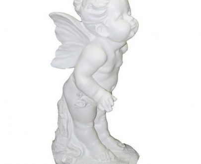 Садовая фигура Ангел-поцелуйчик, 55х30х22 см.