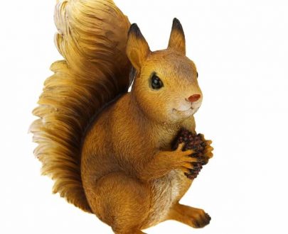 Садовая фигура Белка с шишкой, 21х16 см.