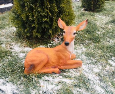 Садовая фигура Косуля маленькая, 37х39 см.