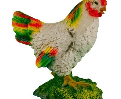Садовая фигура Курица новая, 32х27 см.