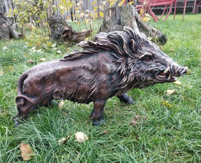 Садовая фигура Кабан средний, 56х32 см.