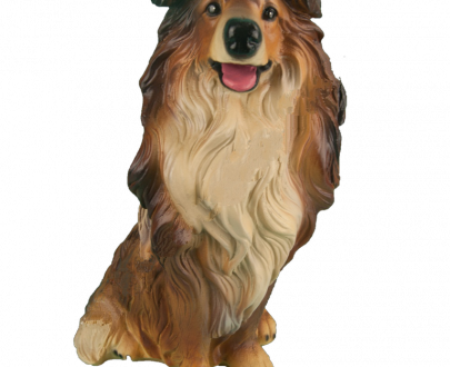 Садовая фигура Колли маленькая, 35х41 см.