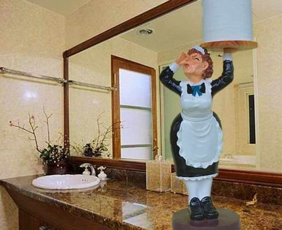 Держатель для туалетной бумаги Горничная, 35х20 см.