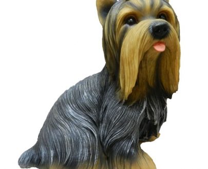 Садовая фигура Йорк с бантиком большой, 45 см.