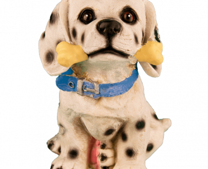 Садовая фигура Долматин с косточкой, 20х19 см.