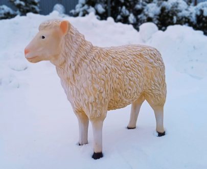 Садовая фигура Овечка большая, 65х77 см.