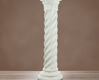 Античная колонна завитая высокая, 98х30 см.
