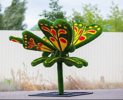 Топиари Бабочка на ромашке 140х150х160 см