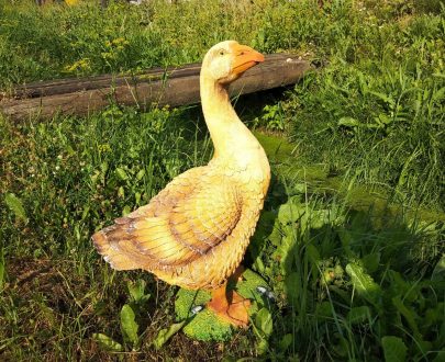 Садовая фигура Гусь большой, 62 см.