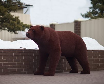 Топиари медведь бурый 160x260x95 см