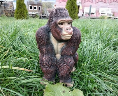 Садовая фигура Горилла малая, 25х18 см.