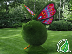 Топиари из искусственной травы.