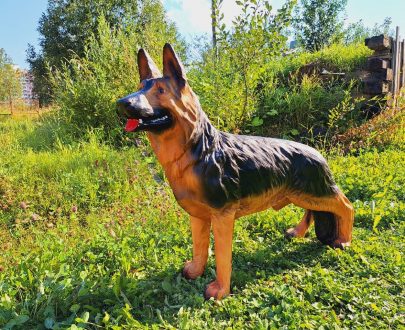 Садовая фигура Овчарка стоячая, 84х95 см.