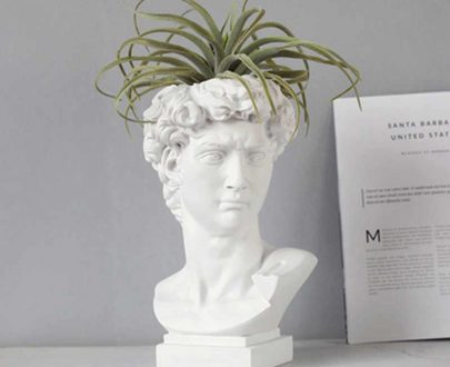 Кашпо голова «Давид», 30х20х10  см.