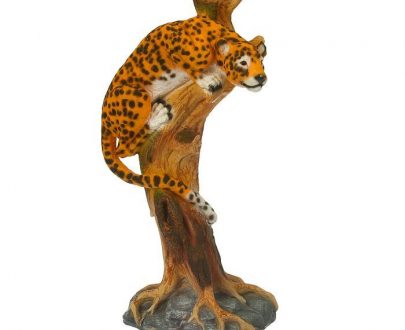 Садовая фигура Ягуар на дереве, 95 см.