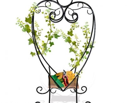 Кованая подставка для цветов садовая арт. 21122, 31х84х43 см.