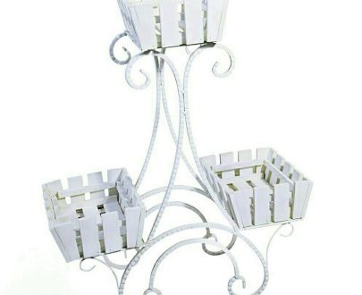 Кованая подставка для цветов Кантри арт. 21138, 25х69х60 см.