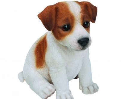 Садовая фигура Щенок джек рассел терьера, 17х11х17 см.