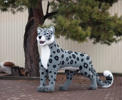 Топиари Ирбис , 135х37х250 см