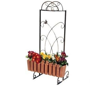 Кованая подставка для цветов Кантри арт.19036, 40х120х63 см.