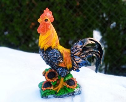 Садовая фигура Петушок маленький 32х23 см.