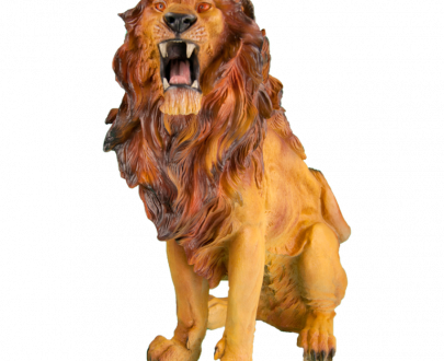 Садовая фигура Лев сидячий, 45х40 см.