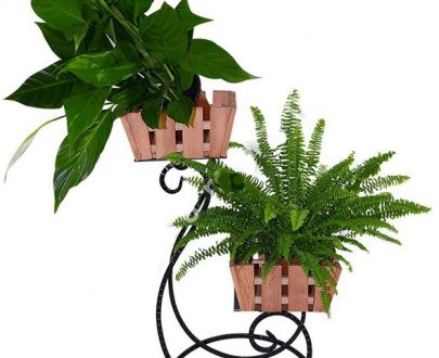 Кованая подставка для цветов Кантри арт. 21132, 34х78х63 см.