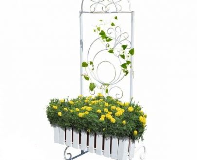 Кованая подставка для цветов Кантри арт.19030, 40х120х63 см.