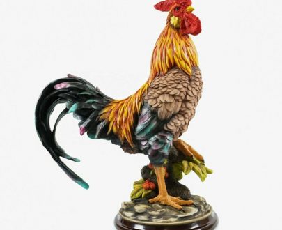 Садовая фигура Петух на подставке, 58х47 см.