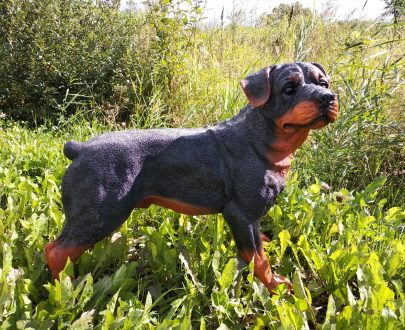 Садовая фигура Ротвейлер большой стоячий, 75х60 см.