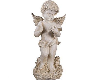 Садовая фигура Ангел с книгой, 20х45 см.