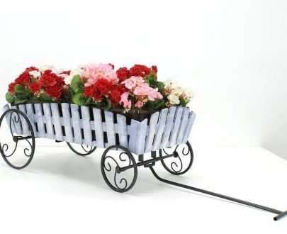 Кованая подставка для цветов Кантри арт. 21141, 30х85х45 см.