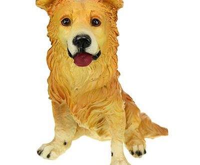 Садовая фигура Голд терьер, 39х33 см.