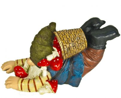 Садовая фигура Гном упал, 36*20 см.