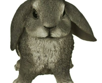Садовая фигура Заяц Клёпа вислоухий 15х16 см