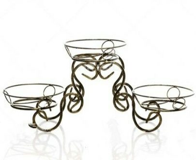 Подставка для цветов кованая арт. 21040, 25х70х37 см.