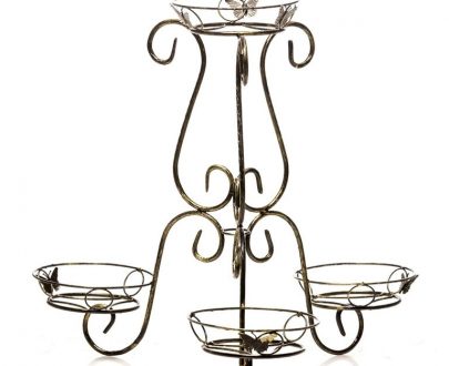 Кованая Стойка для 4-х цветов арт. 21089, 70х73х70 см.