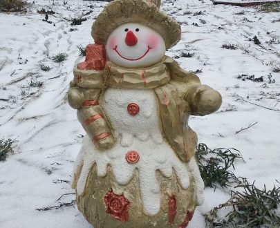 Фигура на новый год Снеговик Изобилие, 46 см.